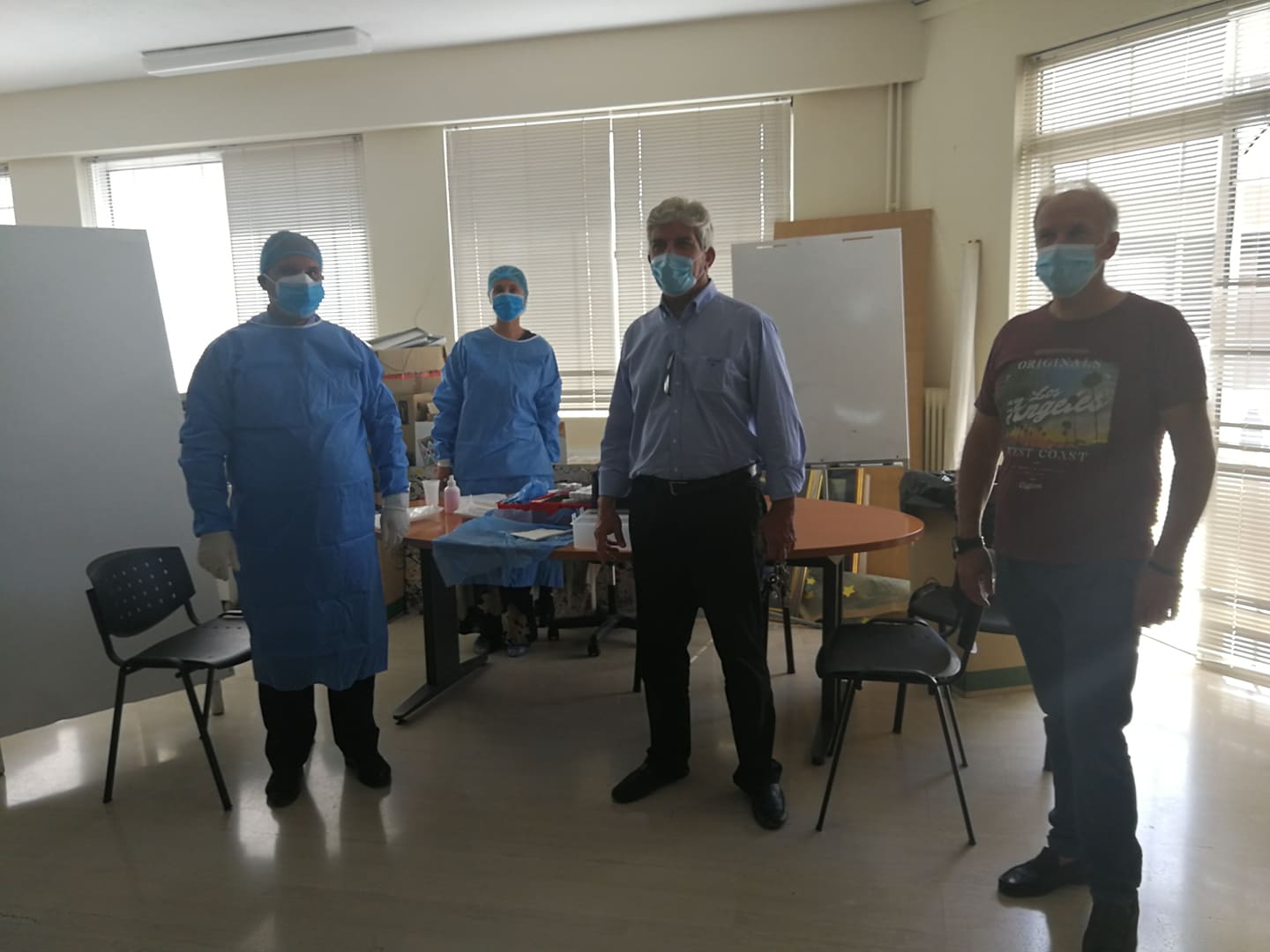 Read more about the article Άμεση ενέργεια του Δήμου Κρωπίας και ΝΠΔΔ Σφηττός το προσωπικό των Παιδικών Σταθμών και της Δημοτικής Βιβλιοθήκης έκαναν προληπτικό έλεγχο για τον ιό Sars-coV-2