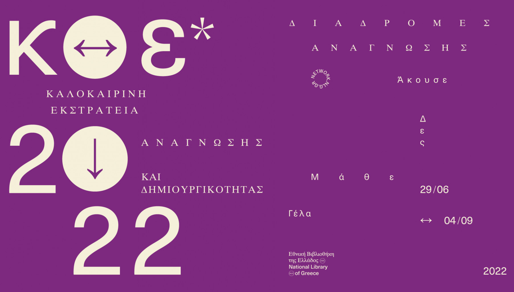 Read more about the article Καλοκαιρινή Εκστρατεία 2022 – Δημοτική Βιβλιοθήκη Κορωπίου