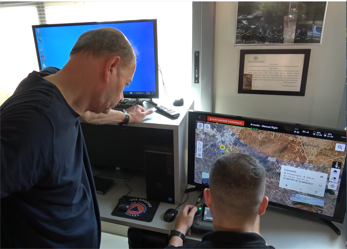 Read more about the article Στο Κορωπί το ¨ηλεκτρονικό μάτι¨ της Πολιτικής Προστασίας